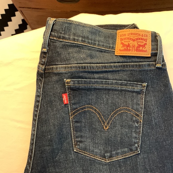 Levi’s 505 Straight Jeans Sz 8L/ 29”x 34” -7 - Picture 5 of 8